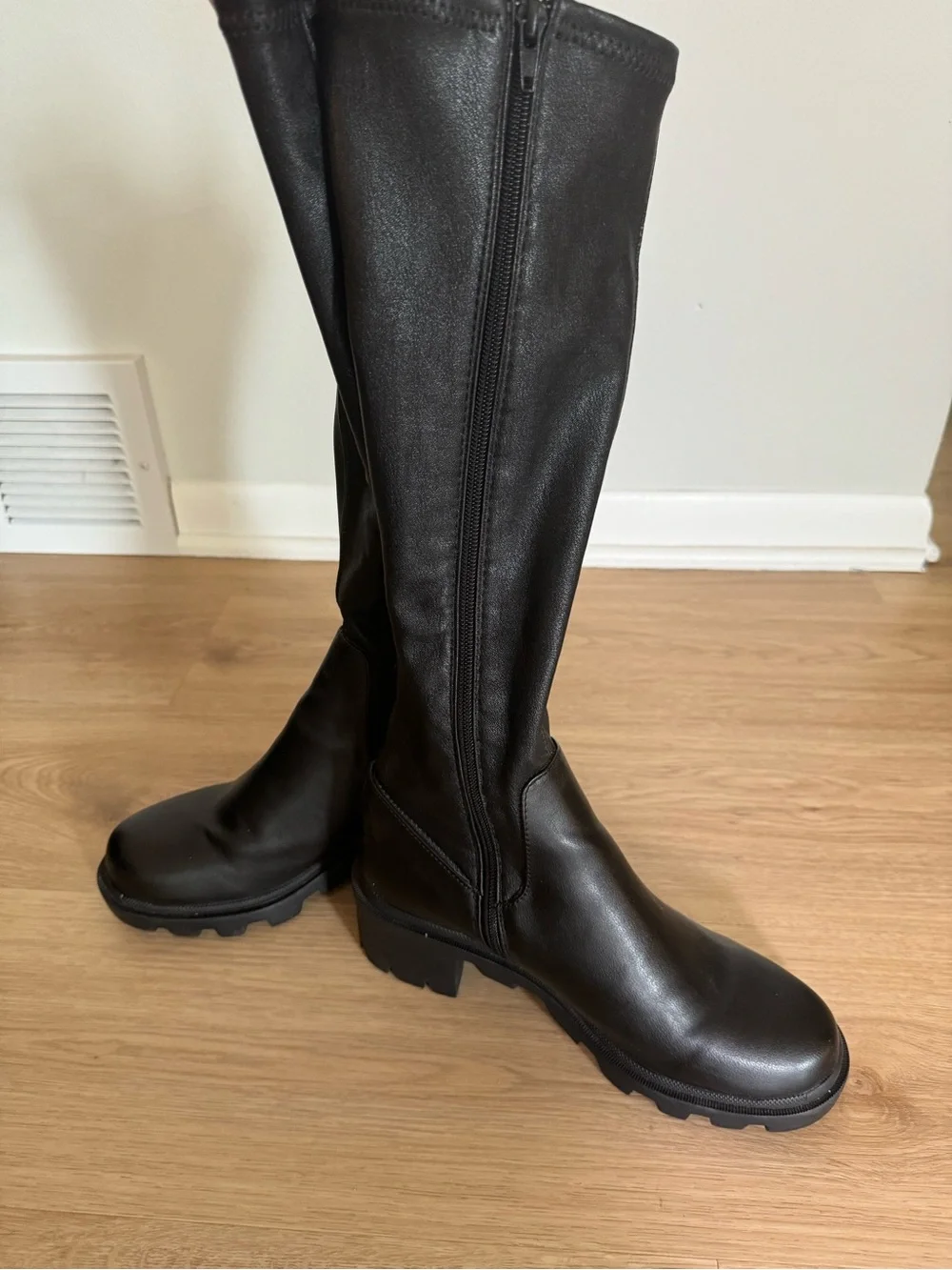 Steve Madden Black Tall Boots - Picture 2 of 6